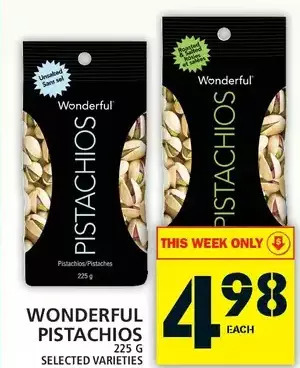 Food Basics Wonderful Pistachios offer