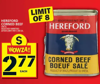 Food Basics Hereford Corned Beef offer