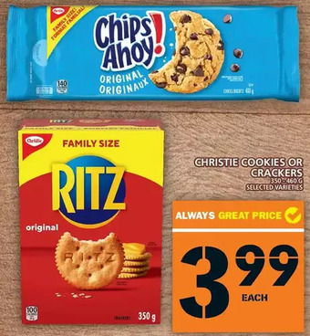 Food Basics Christie Cookies or Crackers offer