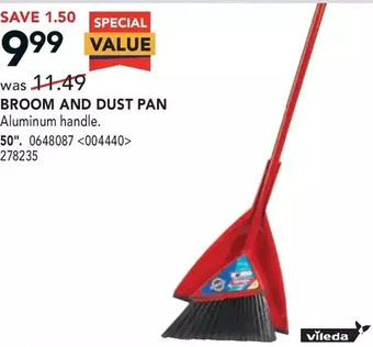 RONA Vileda Broom and Dust Pan offer