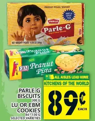 Food Basics Parle-G Biscuits | Lu or Ebm Cookies offer