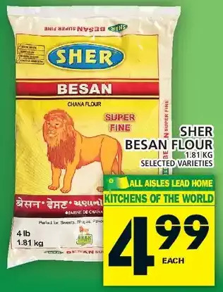 Food Basics Sher Besan Flour offer