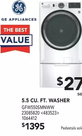 RONA GE Appliances 5.5 Cu. Ft. Washer offer