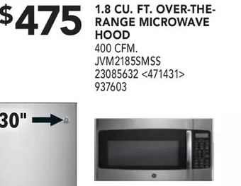 RONA 1.8 Cu. Ft. over-the-Range Microwave Hood offer