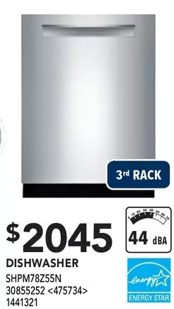 RONA Bosch Dishwasher offer