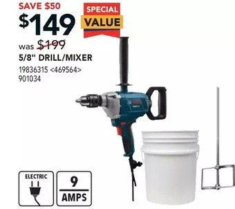 RONA Bosch 5/8" Drill/Mixer offer