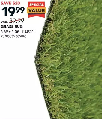 RONA Grass Rug offer