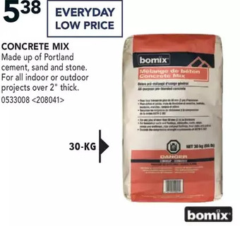 RONA Bomix Concrete Mix offer