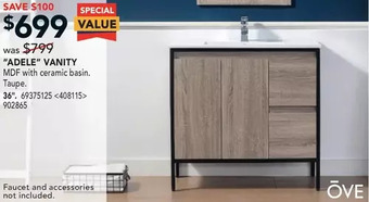 RONA Ove "Adele" Vanity offer