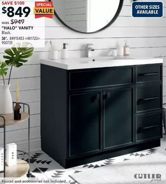 RONA Cutler "Halo" Vanity offer