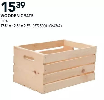 RONA Wooden Crate offer
