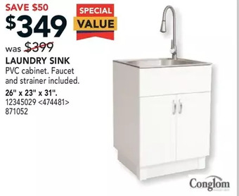 RONA Conglom Laundry Sink offer