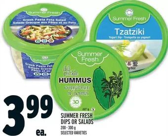 Metro Summer Fresh Dips or Salads offer