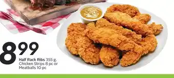 Sobeys Urban Fresh Half Rack Ribs, Chicken Strips or Meatballs offer