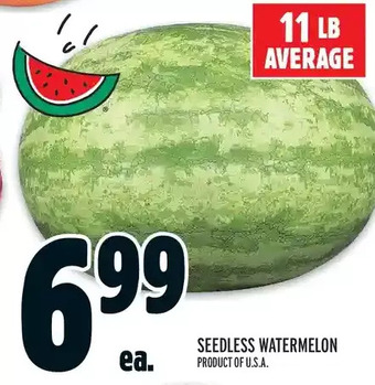 Metro Seedless Watermelon offer