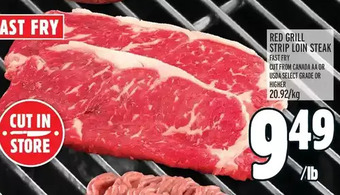 Metro Red Grill Strip Loin Steak offer