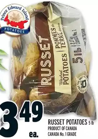 Metro Russet Potatoes offer