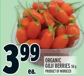 Metro Organic Goji Berries offer