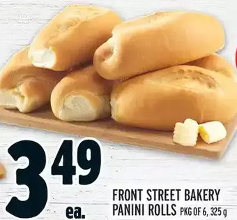 Metro Front Street Bakery Panini Rolls offer