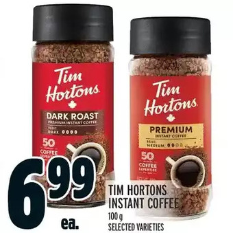 Metro Tim Hortons Instant Coffee offer