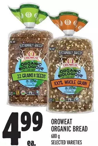 Metro OROweat Organic Bread offer