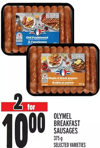 Metro Olymel Breakfast Sausages offer