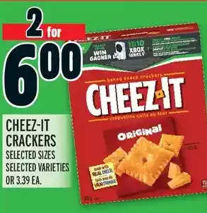 Metro Cheez-It Crackers offer