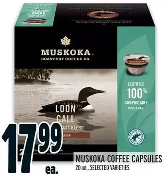 Metro Muskoka Coffee Capsules offer
