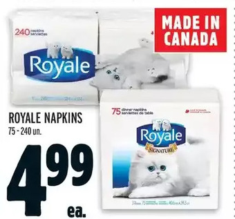 Metro Royale Napkins offer