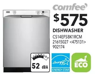 Lowe's Comfee Dishwasher offer