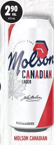 Metro Molson Canadian offer