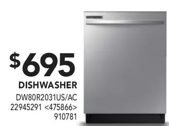 Lowe's Samsung Dishwasher offer