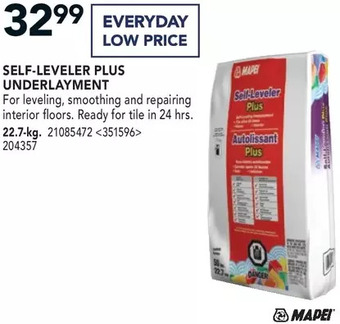 Lowe's Mapei Self-Leveler plus Underlayment offer