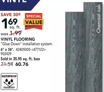 Lowe's Vinyl Flooring offer