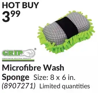 Princess Auto Grip Microfibre Wash Sponge offer