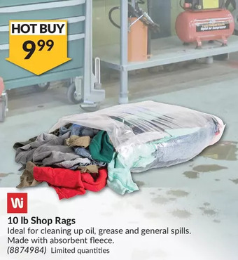 Princess Auto 10 lb Shop Rags offer