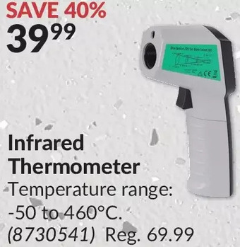 Princess Auto Infrared Thermometer offer
