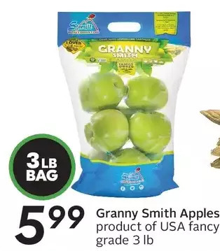 Sobeys Granny Smith Apples offer