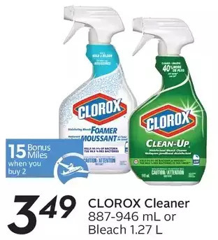 Sobeys Clorox Cleaner or Bleach offer