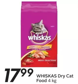 Sobeys Whiskas Dry Cat Food offer
