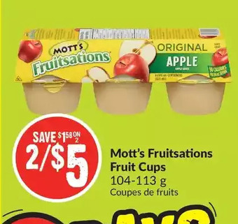 FreshCo Mott's Fruitsations Fruit Cups offer
