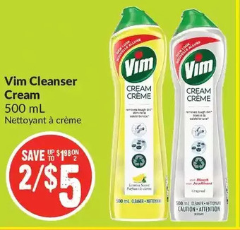 FreshCo Vim Cleanser Cream offer