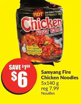 FreshCo Samyang Fire Chicken Noodles offer