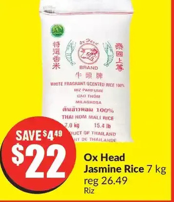 FreshCo Ox Head Jasmine Rice offer