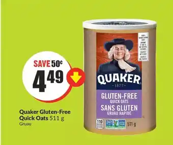 FreshCo Quaker Gluten-Free Quick Oats offer