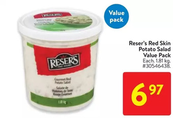 Walmart Reser's Red Skin Potato Salad Value Pack offer