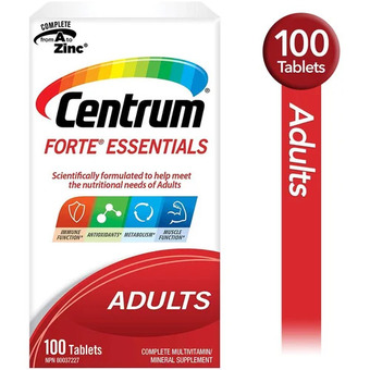 Walmart Centrum Forte or Select Multivitamins offer