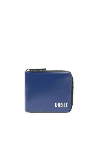 Diesel Zip-around wallet in high-shine leather offer