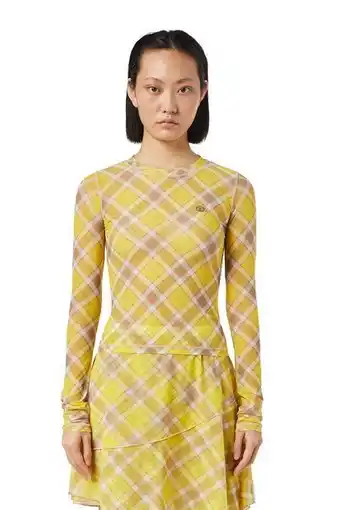 Diesel Long-sleeve t-shirt in mesh offer