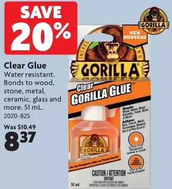 Home Hardware Clear Glue offer